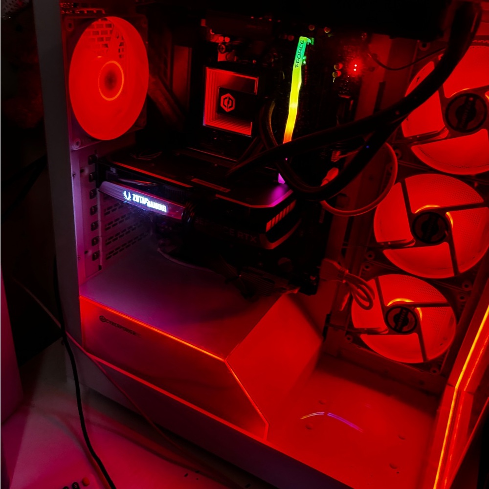 Gaming PC with LED Lighting